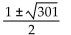 <strong>Solve the equation by the quadratic formula. (x + 9)(x - 8) = 3</strong> A) B) C) D)