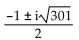 <strong>Solve the equation by the quadratic formula. (x + 9)(x - 8) = 3</strong> A) B) C) D)