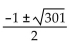 <strong>Solve the equation by the quadratic formula. (x + 9)(x - 8) = 3</strong> A) B) C) D)