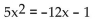 <strong>Solve the equation by the quadratic formula. </strong> A) B) C) D)