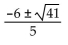 <strong>Solve the equation by the quadratic formula. </strong> A) B) C) D)