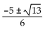 <strong>Solve the equation by the quadratic formula. </strong> A) B) C) D)
