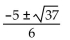 <strong>Solve the equation by the quadratic formula. </strong> A) B) C) D)