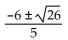 <strong>Solve the equation by the quadratic formula. </strong> A) B) C) D)