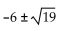 <strong>Solve the equation by the quadratic formula. </strong> A) B) C) D)