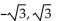 <strong>Write an equation that has the given solutions. - </strong> A) B) C) D)