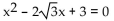 <strong>Write an equation that has the given solutions. - </strong> A) B) C) D)