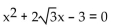 <strong>Write an equation that has the given solutions. - </strong> A) B) C) D)