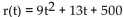 Solve the problem. -The revenue for a small company is given by the quadratic function where t is the number of years since 1998 and r(t) is in thousands of dollars. If this trend continues, find the year after 1998 in which The company's revenue will be $696 thousand. Round to the nearest whole year.