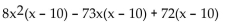 Factor the trinomial completely. - 