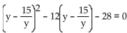 Solve the equation. - 