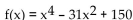 Find all x-intercepts of the function. - 
