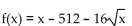 Find all x-intercepts of the function. - 