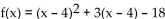 Find all x-intercepts of the function. - 