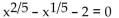 Solve the equation. - 