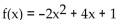 Find the vertex and axis of symmetry of the graph of the function. -