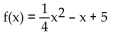 Find the vertex and axis of symmetry of the graph of the function. - 