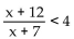 Solve the inequality and give the solution set in set builder notation. -