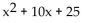 <strong>Write as an absolute value. </strong> A) |x + 5| B) x + 5 C) D)