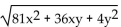 <strong>Write as an absolute value. </strong> A) 9x + 2y B) |9x + 2y| C) |9x - 2y| D) 9x - 2y