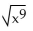 <strong>Write the expression in radical form. Assume that all variables represent positive real numbers. x </strong> A) B) C) D)
