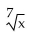 <strong>Write the expression in radical form. Assume that all variables represent positive real numbers. x </strong> A) B) C) D)