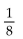 <strong>Evaluate if possible. If the expression is not a real number, so state. </strong> A) B) C) D) - 8