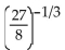 <strong>Evaluate if possible. If the expression is not a real number, so state. </strong> A) B) C) D)