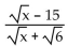 Simplify by rationalizing the denominator. - 