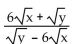 Simplify by rationalizing the denominator. - 