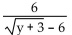 Simplify by rationalizing the denominator. -