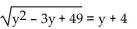 Solve and check your solution(s). If the equation has no real solution, so state. -
