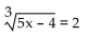 Solve and check your solution(s). If the equation has no real solution, so state. -