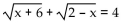 Solve. You will have to square both sides of the equation twice to eliminate all radicals. -