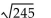 Write the expression as a complex number in the form a + bi. -15 +