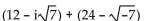 Add or subtract. - 