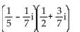 Multiply. Write the result in the form a + bi. - 