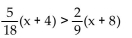 <strong>Find the solution set for the inequality. </strong> A) {x|x > - 12} B) {x|x > 12} C) {x|x < - 12} D) {x|x < 12}
