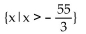 <strong>Find the solution set for the inequality. </strong> A) B) C) D)