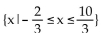 <strong>Solve the inequality and give the solution set. </strong> A) B) C) D)
