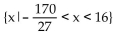<strong>Solve the inequality and give the solution set. </strong> A) B) C) D)