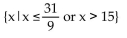 <strong>Find the solution set for the inequality. </strong> A) B) C) D)