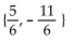 <strong>Find the solution set for the equation. |6m + 3| = 8</strong> A) B) C) D)
