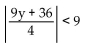 <strong>Find the solution set for the inequality. </strong> A) {y|y < -8 or y > 0} B) {y|-8 < y < 0} C) {y|-8 < y < 8} D) {y|0 < y < 8}