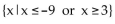 <strong>Find the solution set for the inequality. | </strong> A) B) C) D)