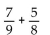Add or subtract. Simplify the answer. - 
