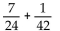 Add or subtract. Simplify the answer. - 