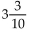 Solve. Simplify the answer. -Brian was training to run a marathon. During the three-day period before the race he decided that he would train for a total of 10 hours. If he trained for 1 hours on the first day and hours on the second day, how Many hours would he need to train on the third day?