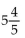 Convert the mixed number to a fraction. - 
