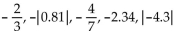 Arrange the numbers from smallest to largest. - 